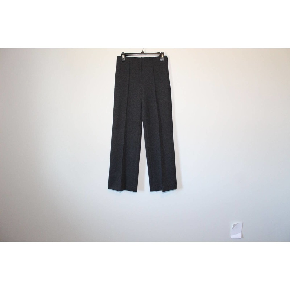 Ann Taylor The Easy Wide Leg Pant Dark Harbor Grey Size PS Petite Small H14239 - Picture 8 of 12